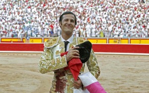 David Mora cortó el año pasado en Pamplona tres orejas en dos tardes.