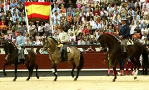 Momento del paseíllo de hoy en Las Ventas.