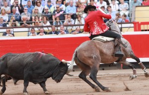 Hermoso hizo debutar de salida a 'Jumillano', un tordo vinoso hijo de 'Mistral'.