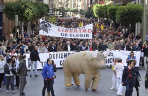 La manifestación de Castellón, un ejemplo de libertad.