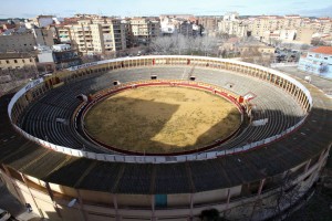 Panorámica de la plaza de toros de Tudela. Fotografía: Nuria G. Landa.